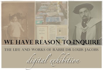 Rabbi Louis Jacobs Exhibition - About